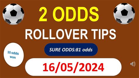 Daily 2 odds rollover Tips / Soccer Predictions For Today.